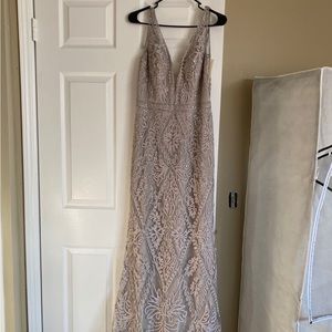 Fully Beaded Elegant Gown